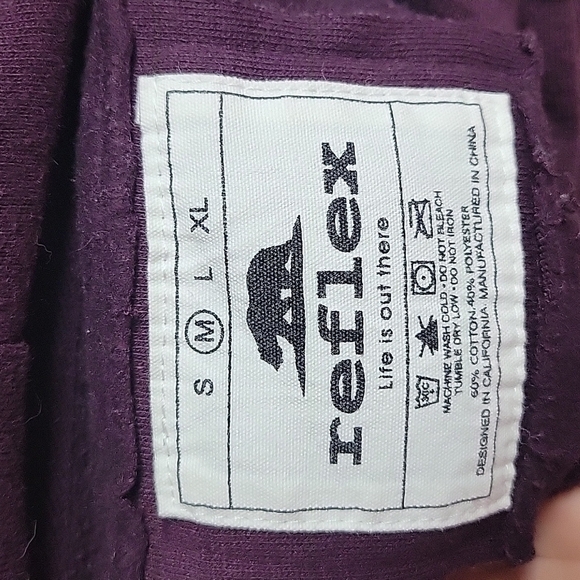 Reflex Women Pullover Basic Color Block Sweatshirt size medium - Picture 2 of 4